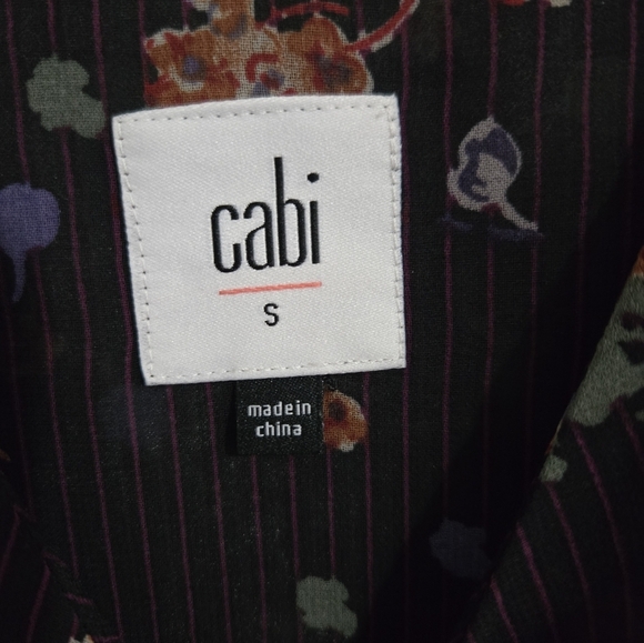 Cabi Women's Tank Top Size Small Purple Floral Summer Vacation Office - Picture 8 of 14